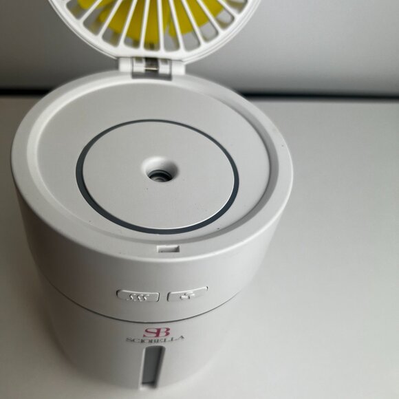 NIB Mini Portable Cool Mist Humidifier w/ Fan for Office, Desk, Hotel 400ML - Picture 9 of 10